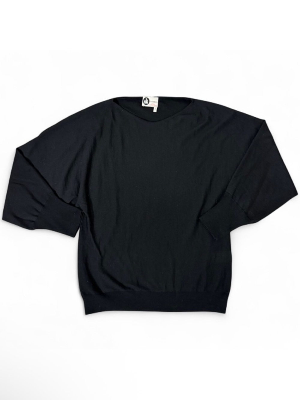 Lanvin Wool Long Sleeve Sweater, Size L